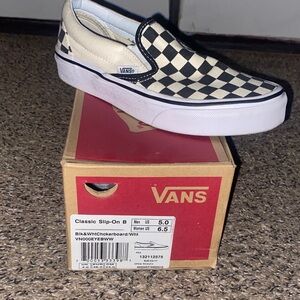 Vans Checkerboard Slip-On Shoes